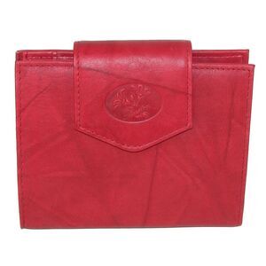 Buxton Women's Leather Attache Clutch Cardex Wallet and Coin Purse